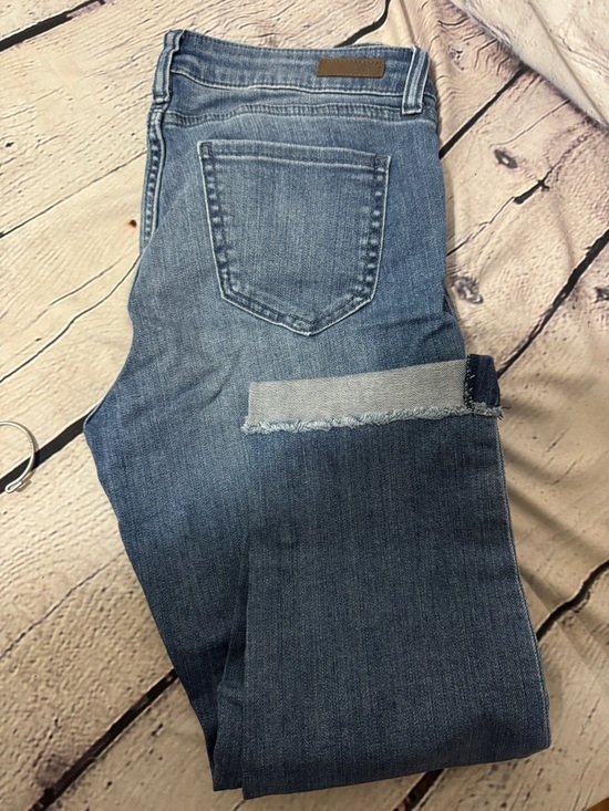 Kut from the Kloth Denim - KUT from the Kloth Classic Mid Wash Women’s Jeans cropped slight distress